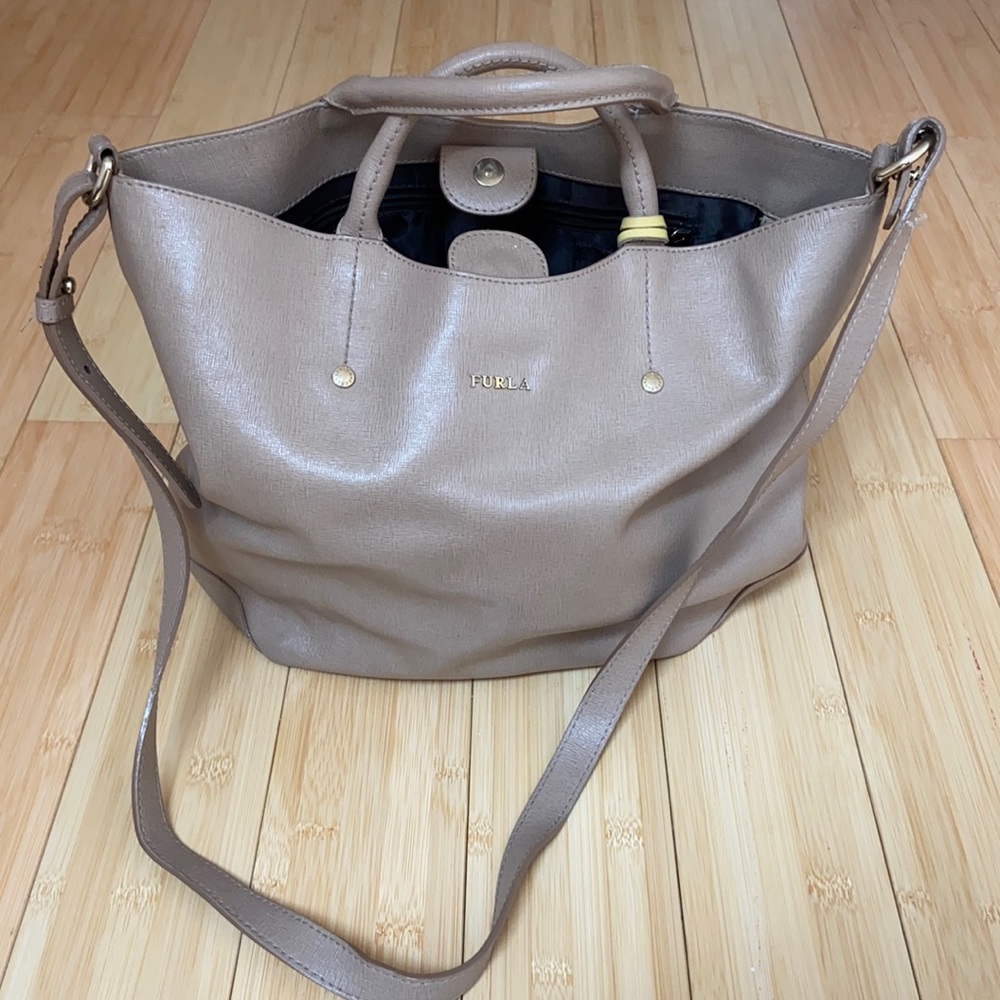 Beige Furla Bag